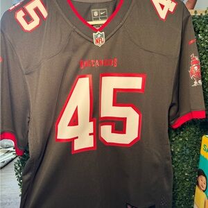 Nike Kids Buccaneers Jersey - Black and Red